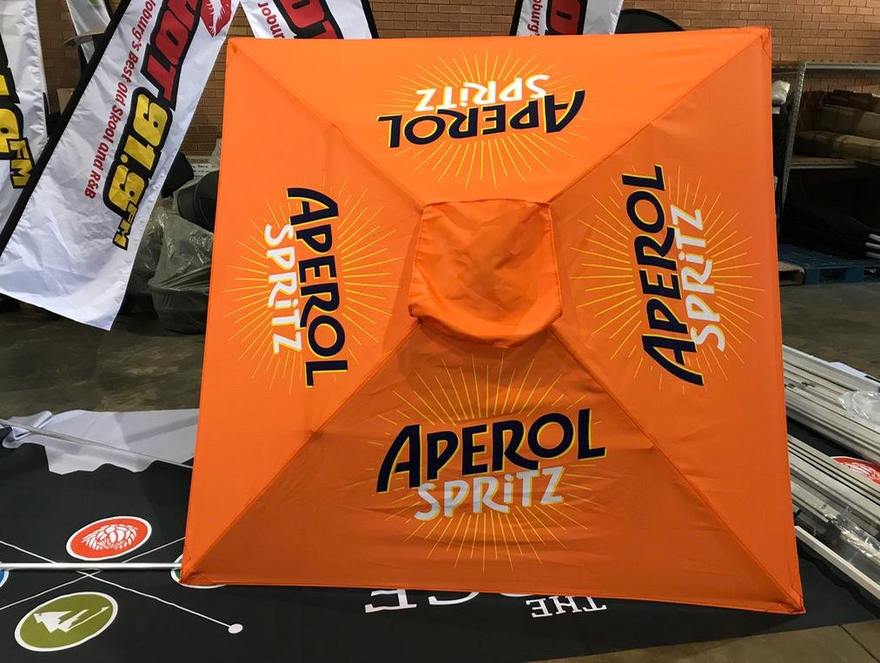 Aperol Spritz Branded Umbrella