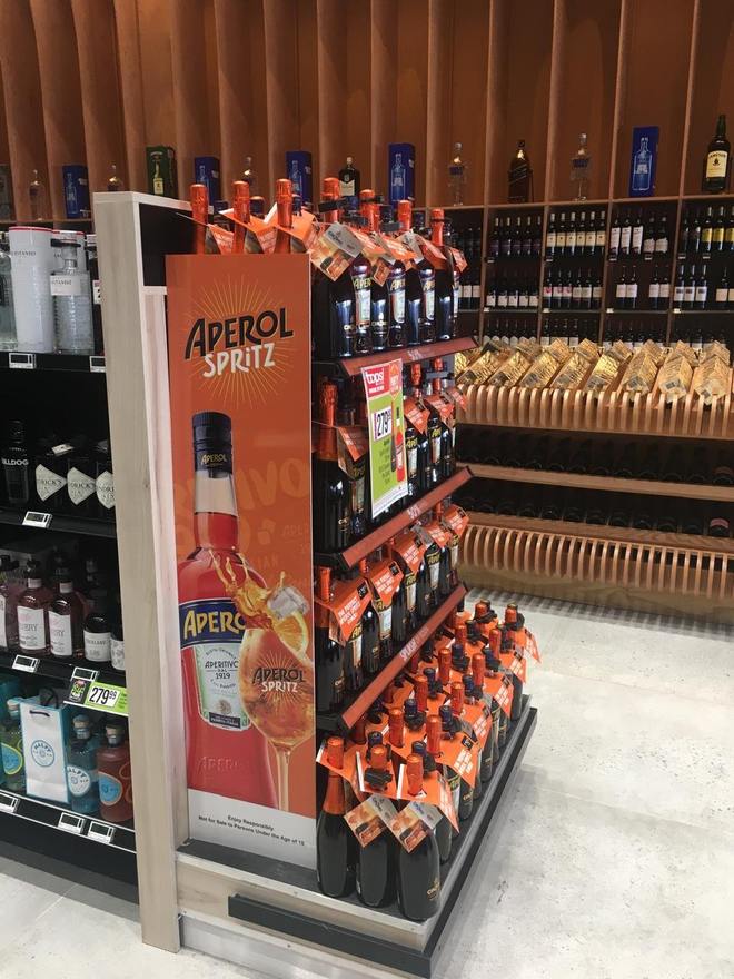 Aperol Spritz Retail Display