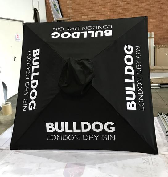 Bulldog London Dry Gin Branded Umbrella