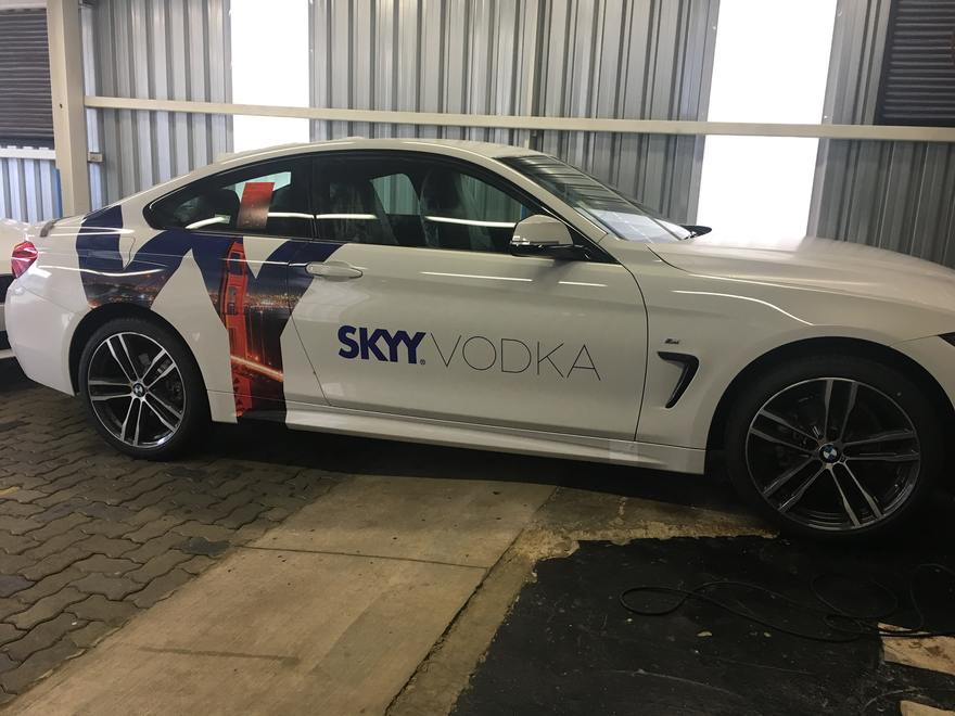 SKYY Vodka Vehicle Wrap